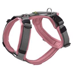 Hunter Maldon Up Y-Harness For The Dog i rosa/grå